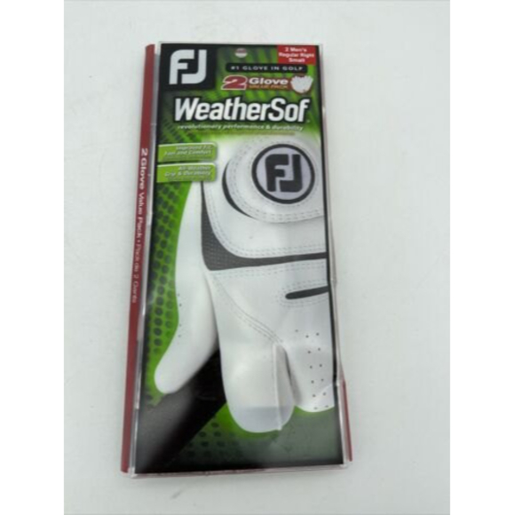 Lot 6 Gants De Golf FootJoy WeatherSof - Main Gauche - Taille S - Blancs - Neufs